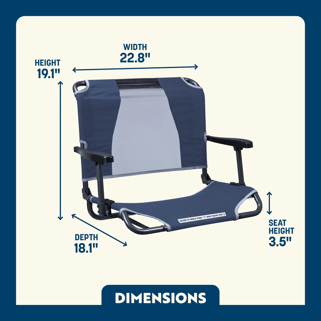 Big Comfort Stadium Chair™ with Armrests | SJCN | 8315 | C8315