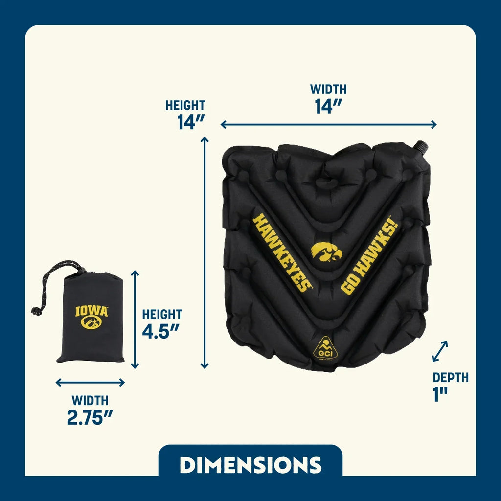 College V Seat™ Inflatable Stadium Cushion - Iowa Hawkeyes | 6C1M
