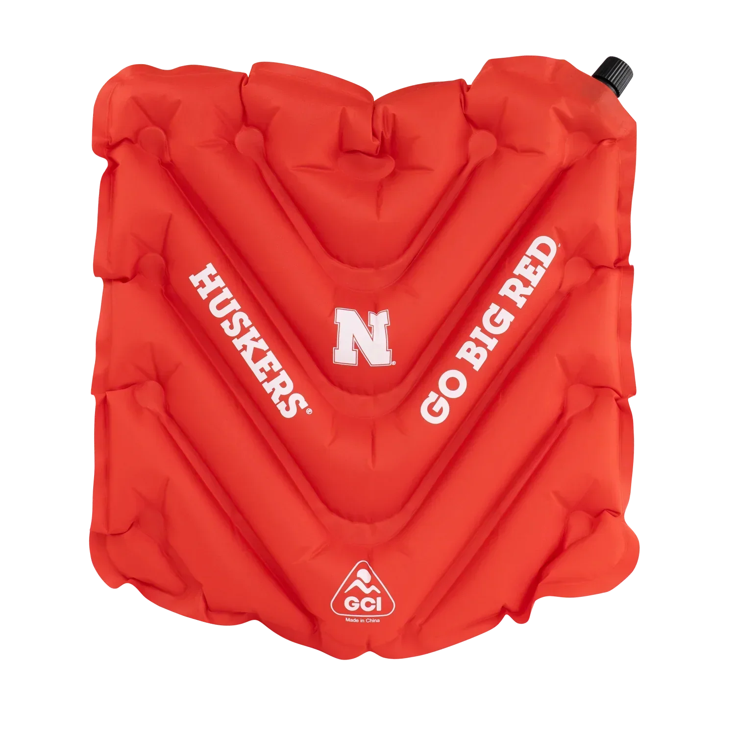 College V Seat™ Inflatable Stadium Cushion - Nebraska Cornhuskers | PHME
