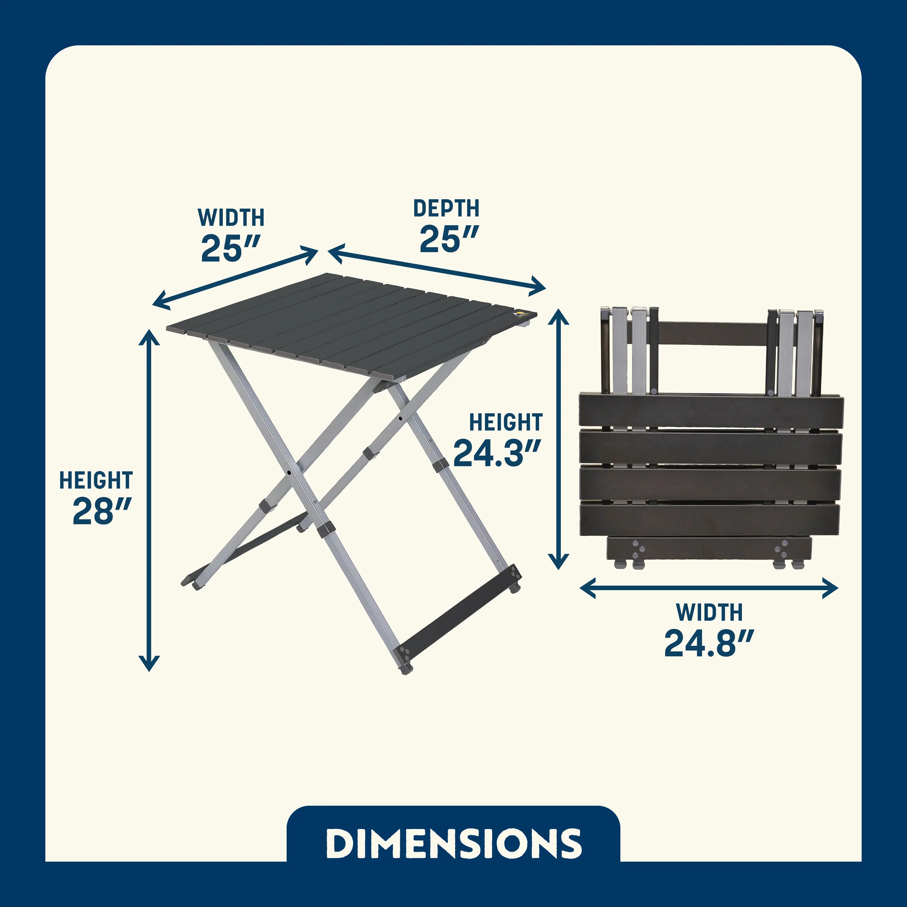 Compact Camp Table 25™ | R9RB