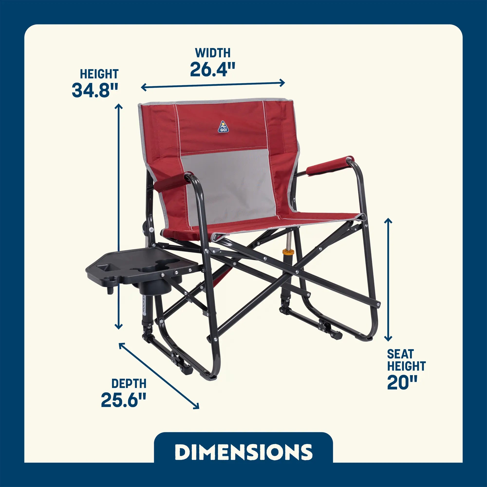 Freestyle Rocker XL™ with Side Table | 63V7
