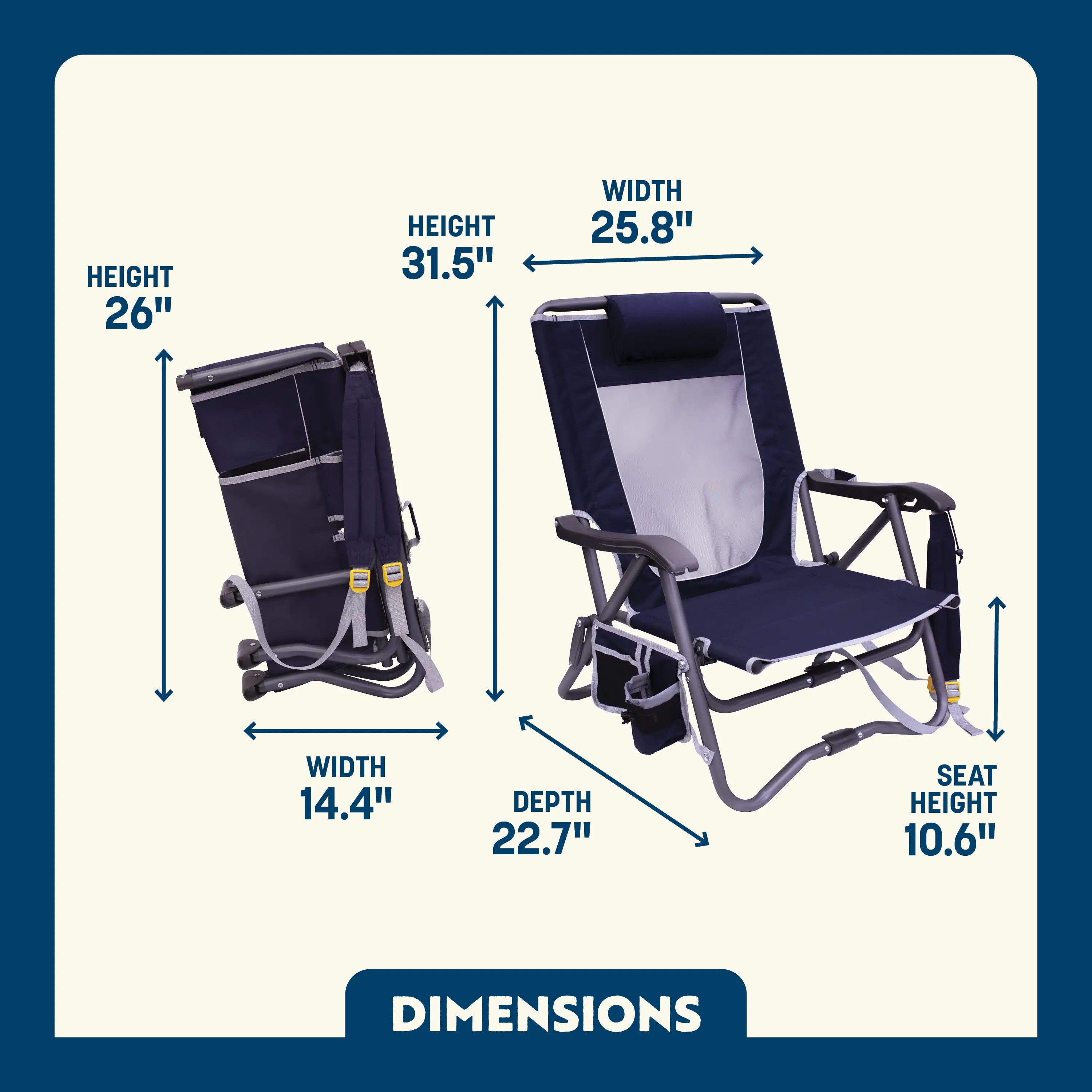 Bi-Fold Slim Event Chair™ | SQ65