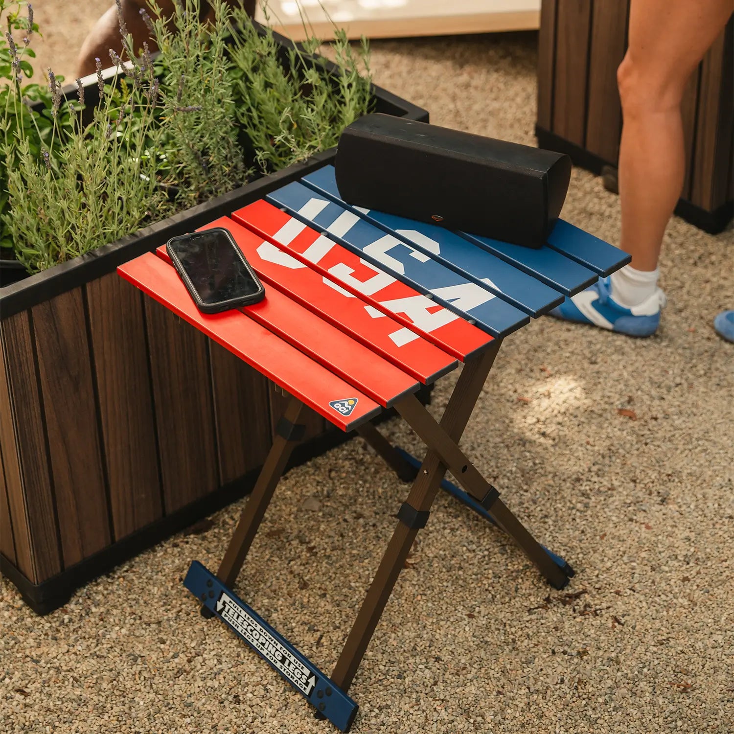 Compact Camp Table 20™ - USA Anniversary Deluxe | LRJ2