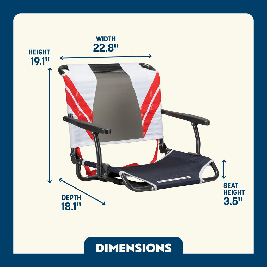Big Comfort Stadium Chair™ with Armrests | SJCN | 8315 | C8315