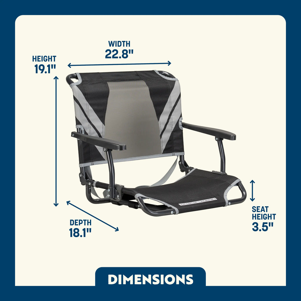 Big Comfort Stadium Chair™ with Armrests | SJCN