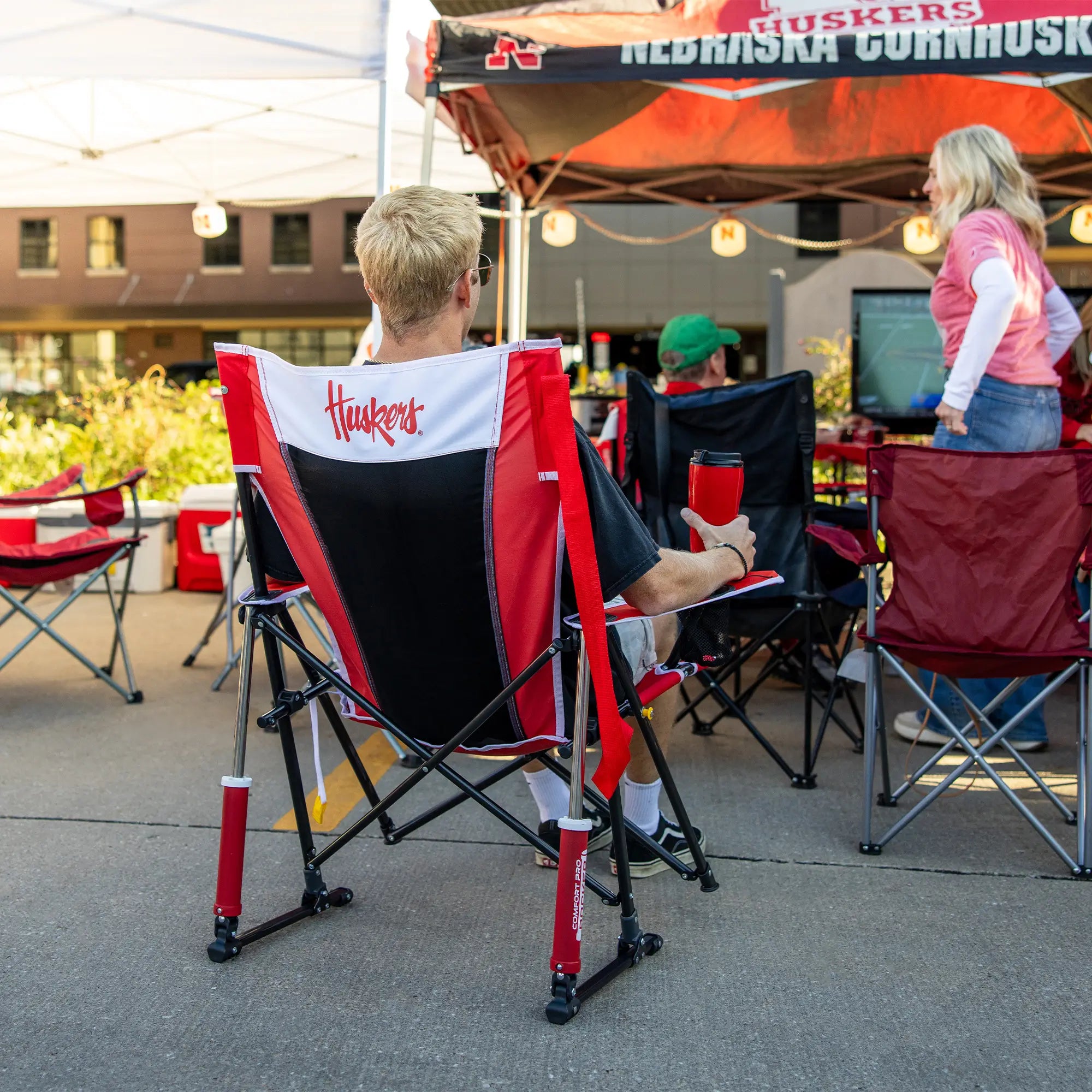 College Comfort Pro Rocker™ - Nebraska Cornhuskers | ZIND