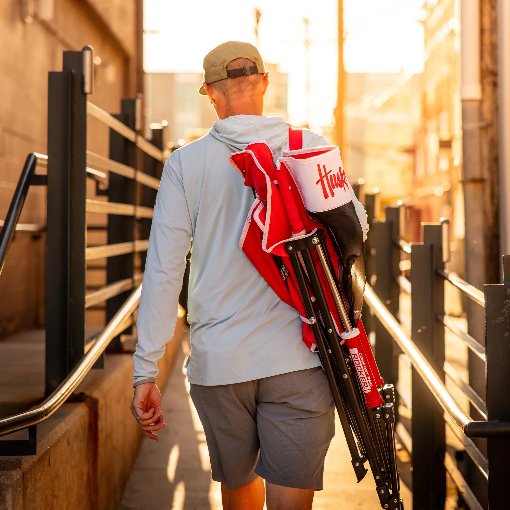 College Comfort Pro Rocker™ - Nebraska Cornhuskers | ZIND