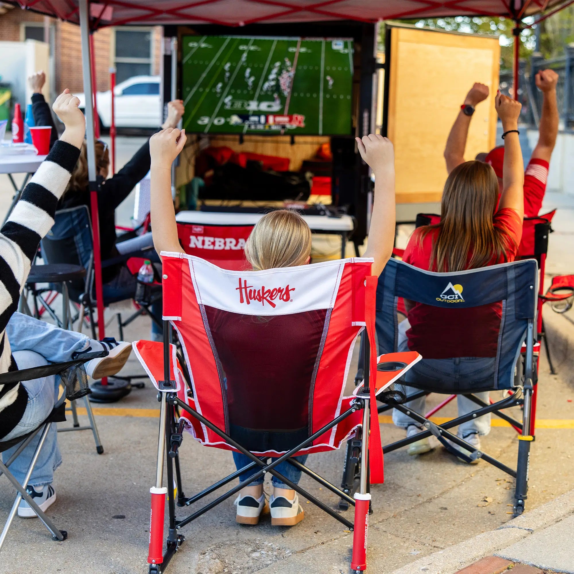 College Comfort Pro Rocker™ - Nebraska Cornhuskers | ZIND