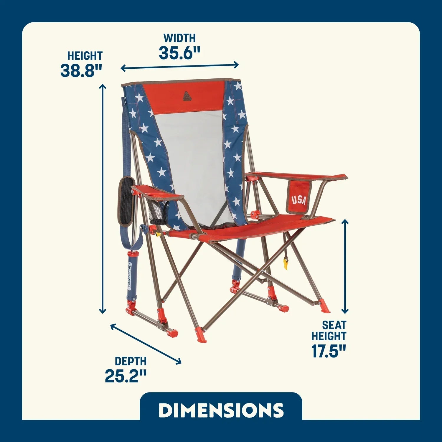 Comfort Pro Rocker™ - USA Anniversary Deluxe | HKN6